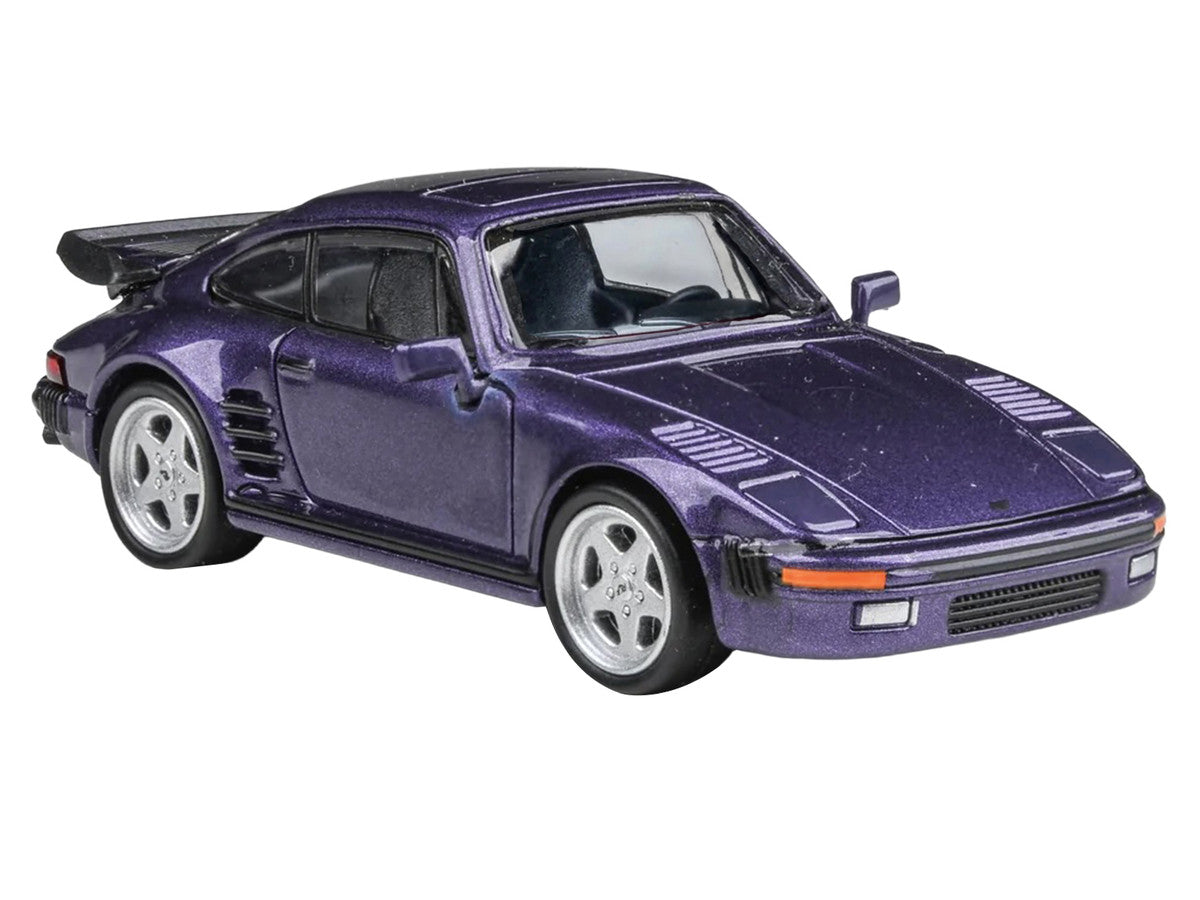 1986 RUF BTR Slantnose Prussian Blue Metallic 1/64 Diecast Model Car by Paragon Models LuxuryLifeWay Online Store