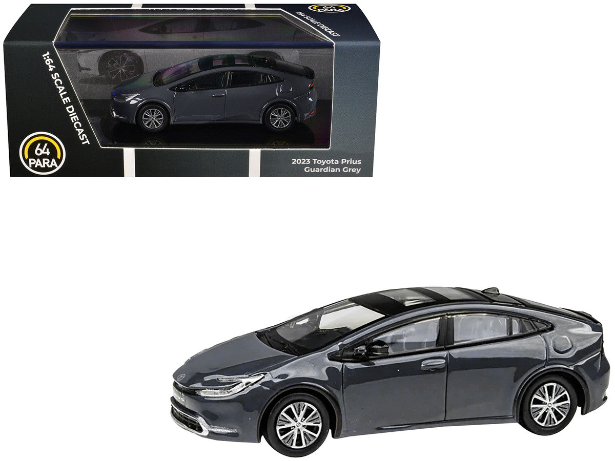 2023 Toyota Prius Guardian Gray 1/64 Diecast Model Car by Paragon Models LuxuryLifeWay Online Store