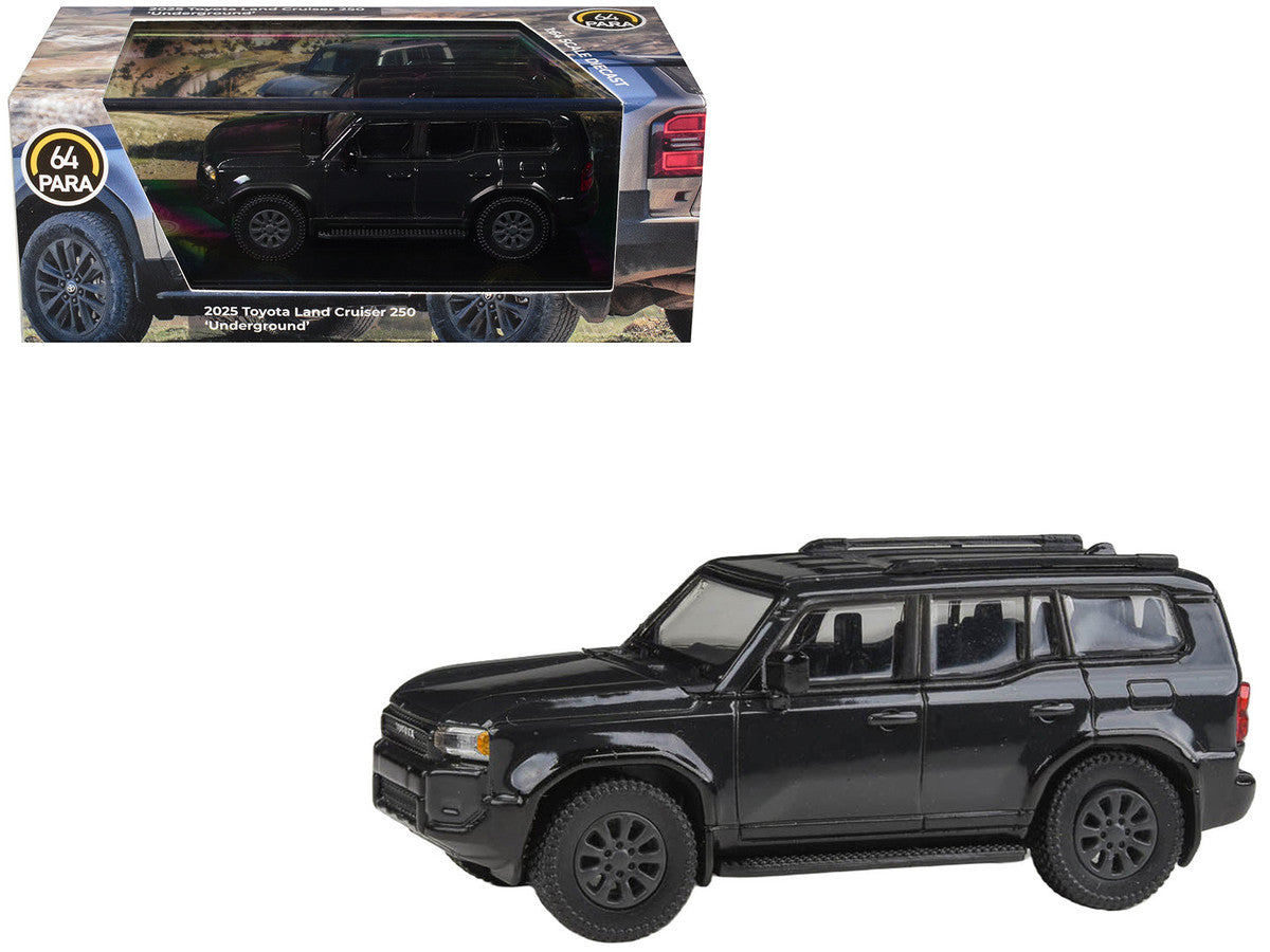2025 Toyota Land Cruiser 250 "Underground" Black 1/64 Diecast Model Car by Paragon Models LuxuryLifeWay Online Store