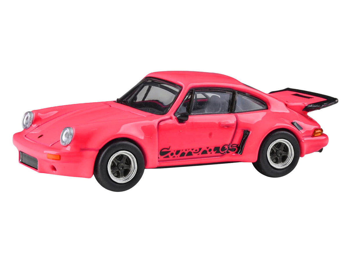 1974 Porsche 911 Carrera RSR 3.0 Fuchsia with Black Stripes 1/64 Diecast Model Car by Paragon Models LuxuryLifeWay Online Store