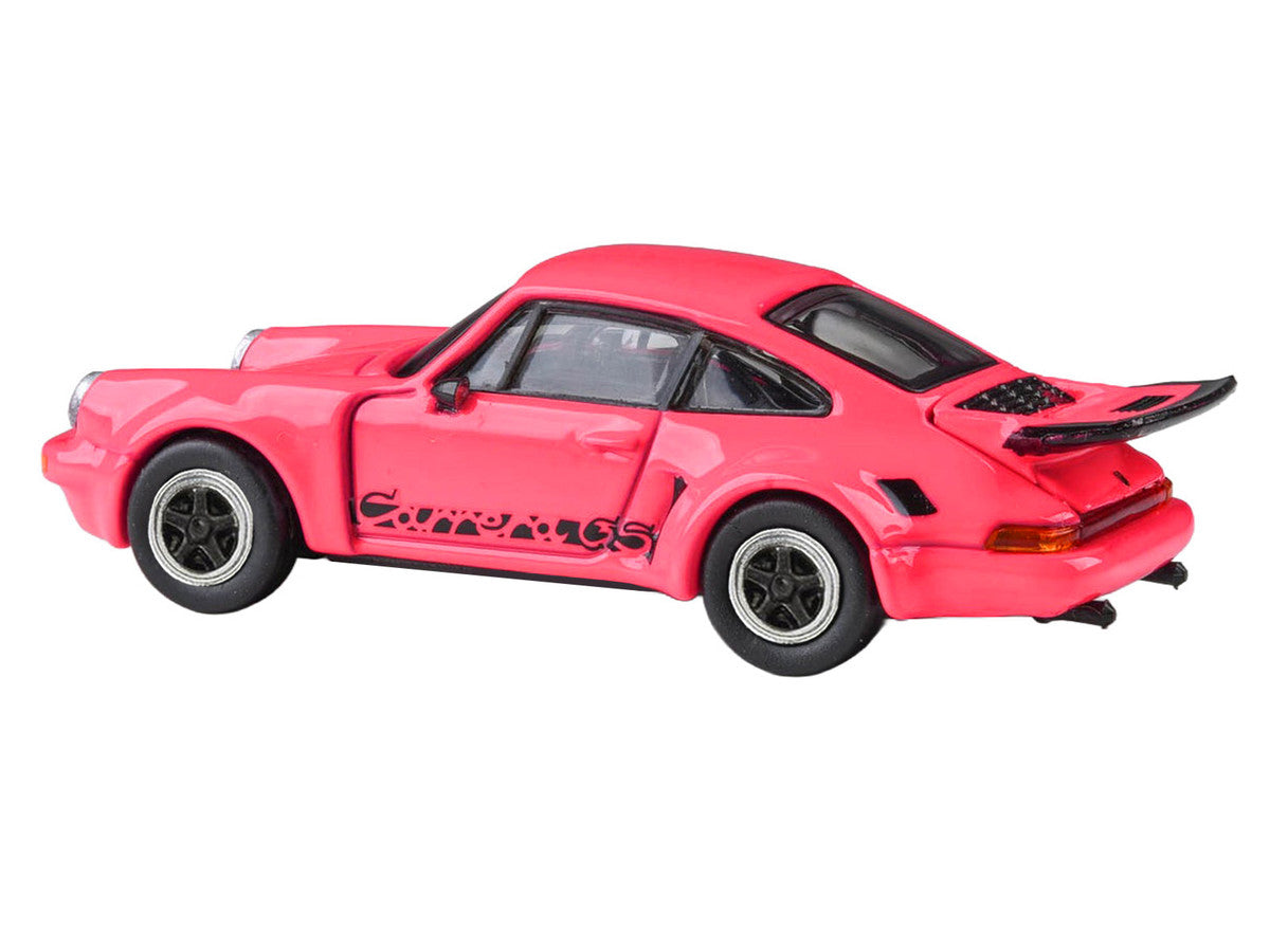 1974 Porsche 911 Carrera RSR 3.0 Fuchsia with Black Stripes 1/64 Diecast Model Car by Paragon Models LuxuryLifeWay Online Store