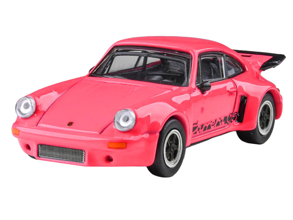 1974 Porsche 911 Carrera RSR 3.0 Fuchsia with Black Stripes 1/64 Diecast Model Car by Paragon Models LuxuryLifeWay Online Store