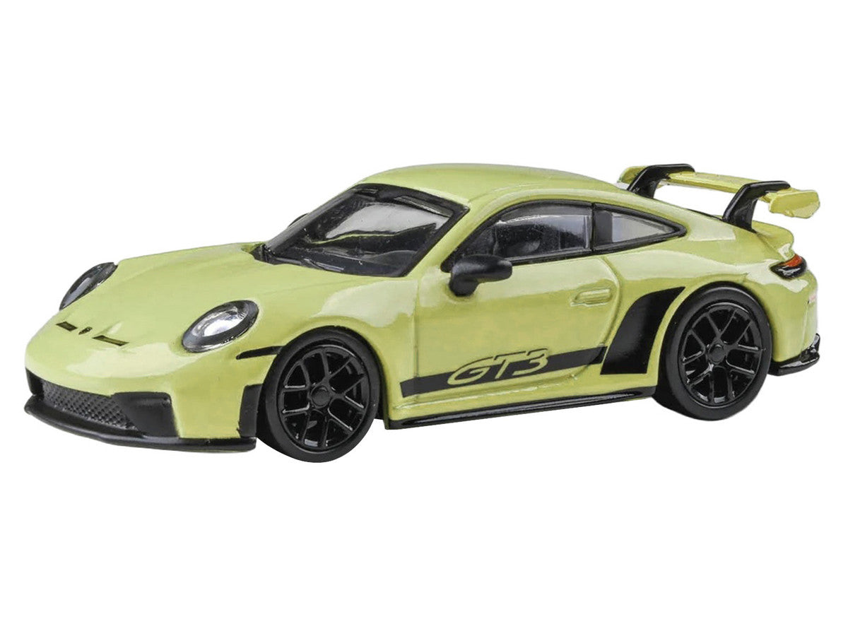 2025 Porsche 911 GT3 (992.2) Cartagena Yellow with Black Stripes 1/64 Diecast Model Car by Paragon Models LuxuryLifeWay Online Store