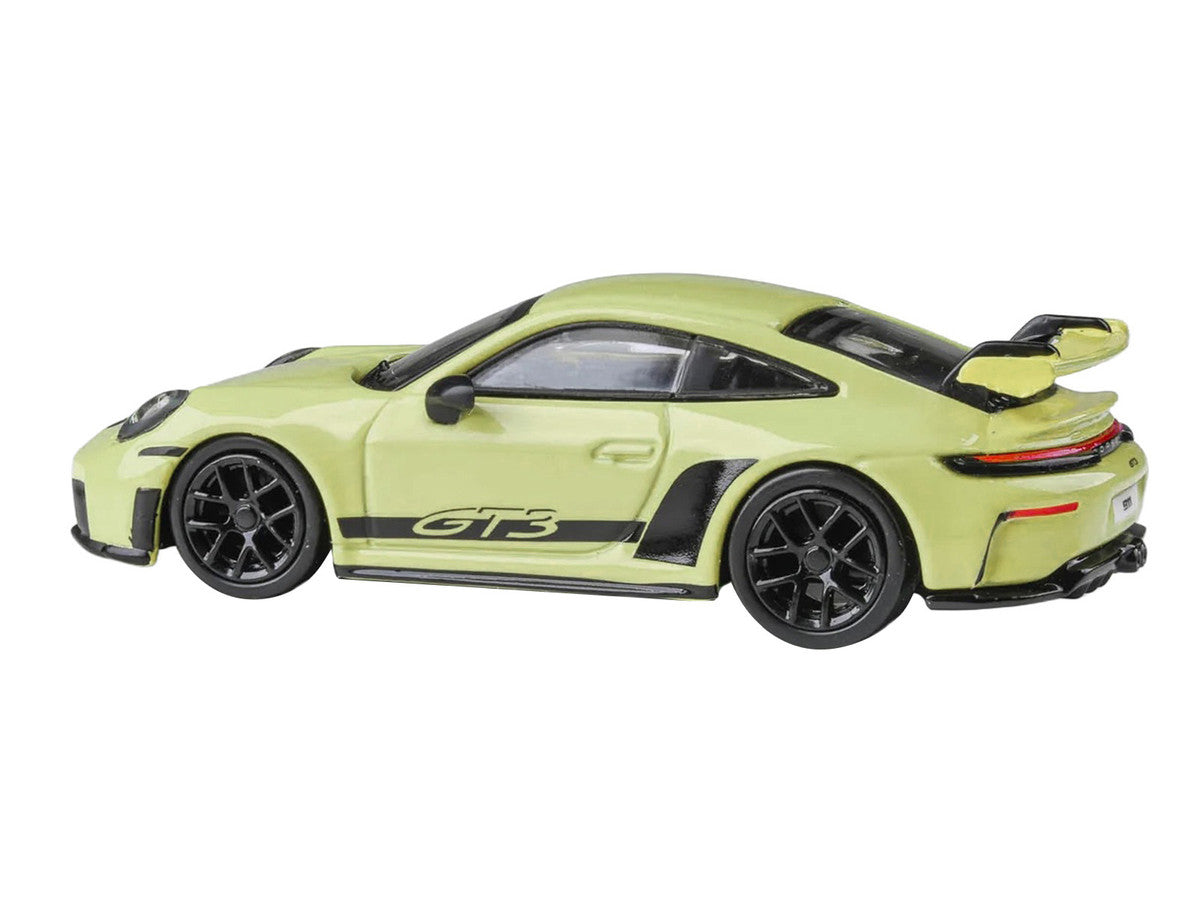 2025 Porsche 911 GT3 (992.2) Cartagena Yellow with Black Stripes 1/64 Diecast Model Car by Paragon Models LuxuryLifeWay Online Store