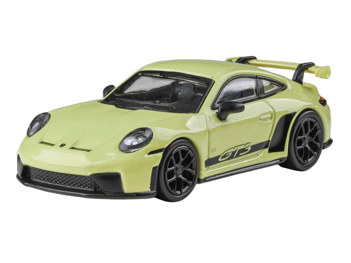 2025 Porsche 911 GT3 (992.2) Cartagena Yellow with Black Stripes 1/64 Diecast Model Car by Paragon Models LuxuryLifeWay Online Store