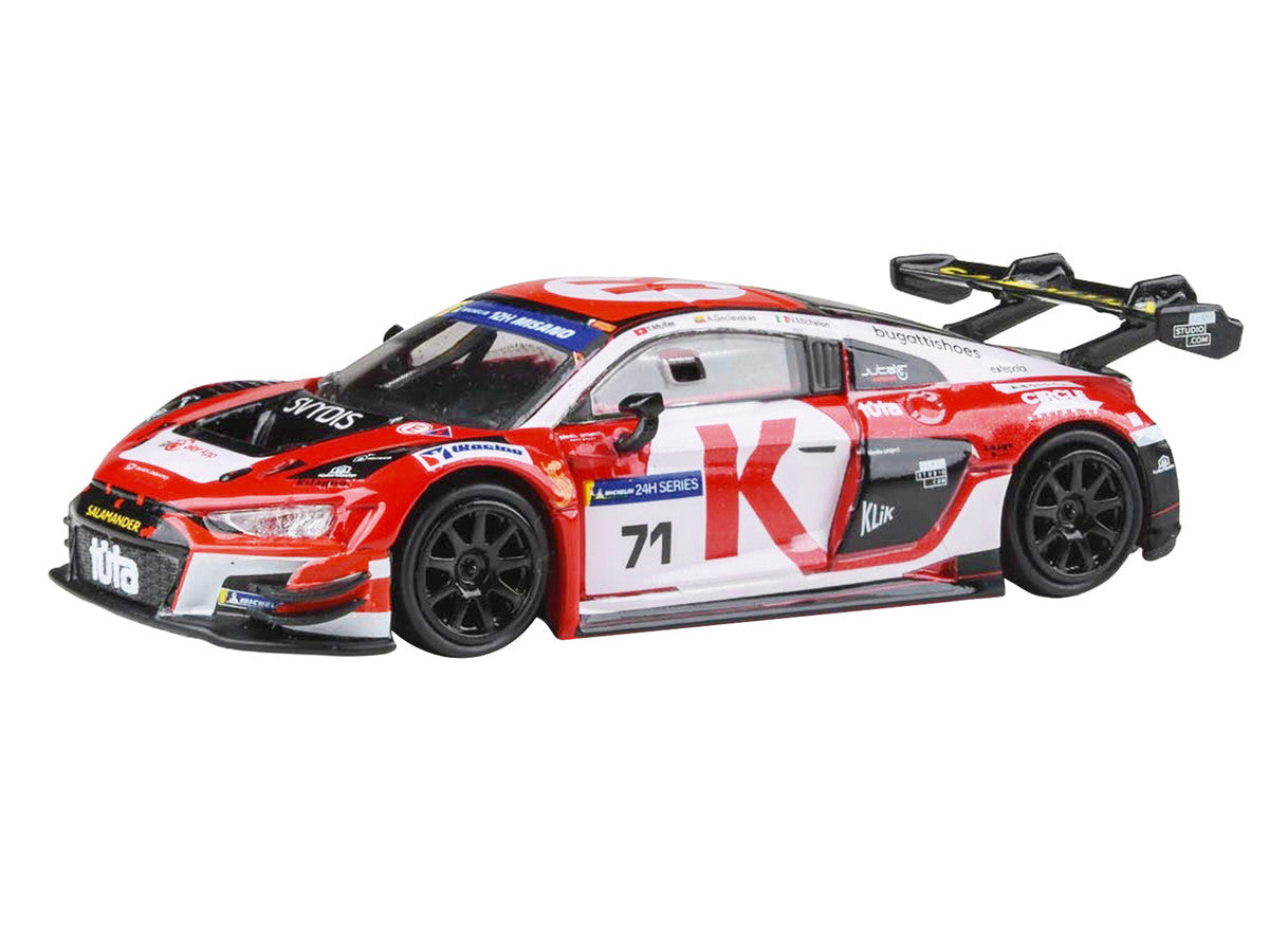 Audi R8 LMS GT3 EVO II #71 Arunas Geciauskas - Nicola Michelon - Tim Muller "Juta Racing" "12 Hours of Misano" (2025)  1/64 Diecast Model Car by Paragon Models LuxuryLifeWay Online Store