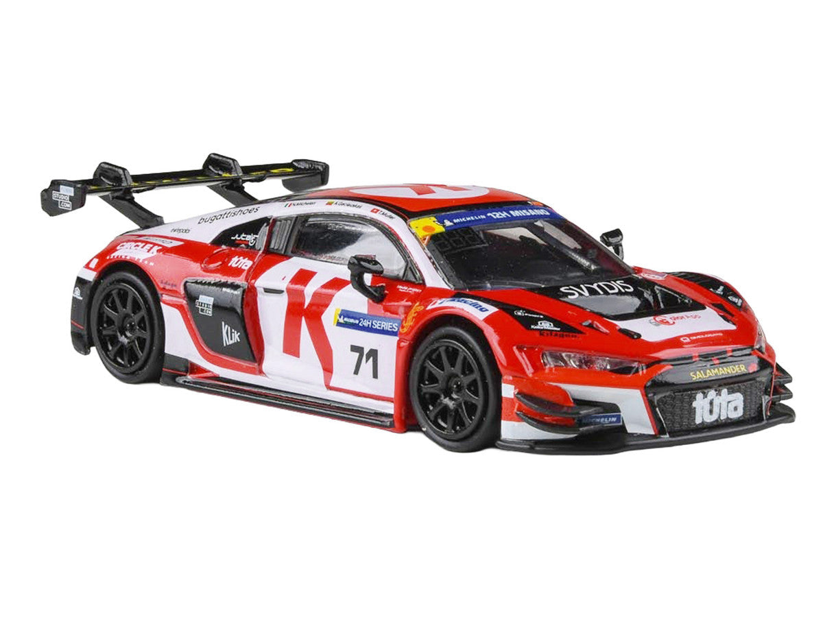 Audi R8 LMS GT3 EVO II #71 Arunas Geciauskas - Nicola Michelon - Tim Muller "Juta Racing" "12 Hours of Misano" (2025)  1/64 Diecast Model Car by Paragon Models LuxuryLifeWay Online Store