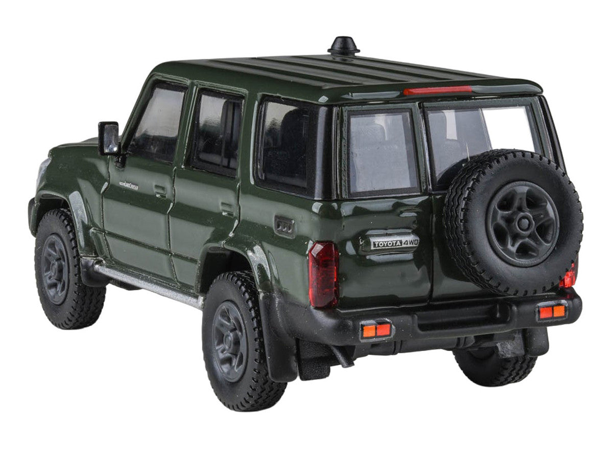 2014 Toyota Land Cruiser LC 76 Military Green 1/64 Diecast Model Car by Paragon Models LuxuryLifeWay Online Store