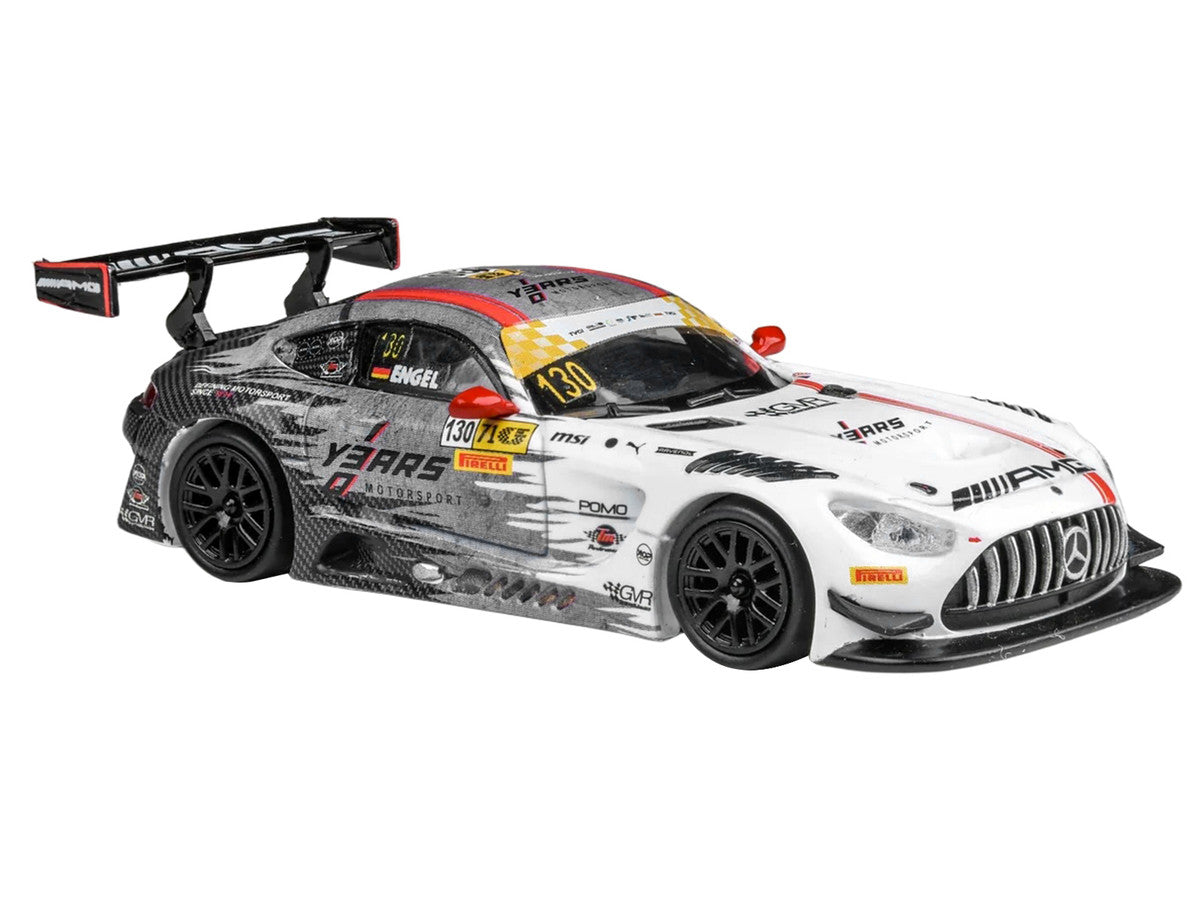 Mercedes-AMG GT3 #130 Maro Engel "GruppeM Racing" Winner "Macau GT Cup - FIA GT World Cup" (2024) 1/64 Diecast Model Car by Paragon Models LuxuryLifeWay Online Store