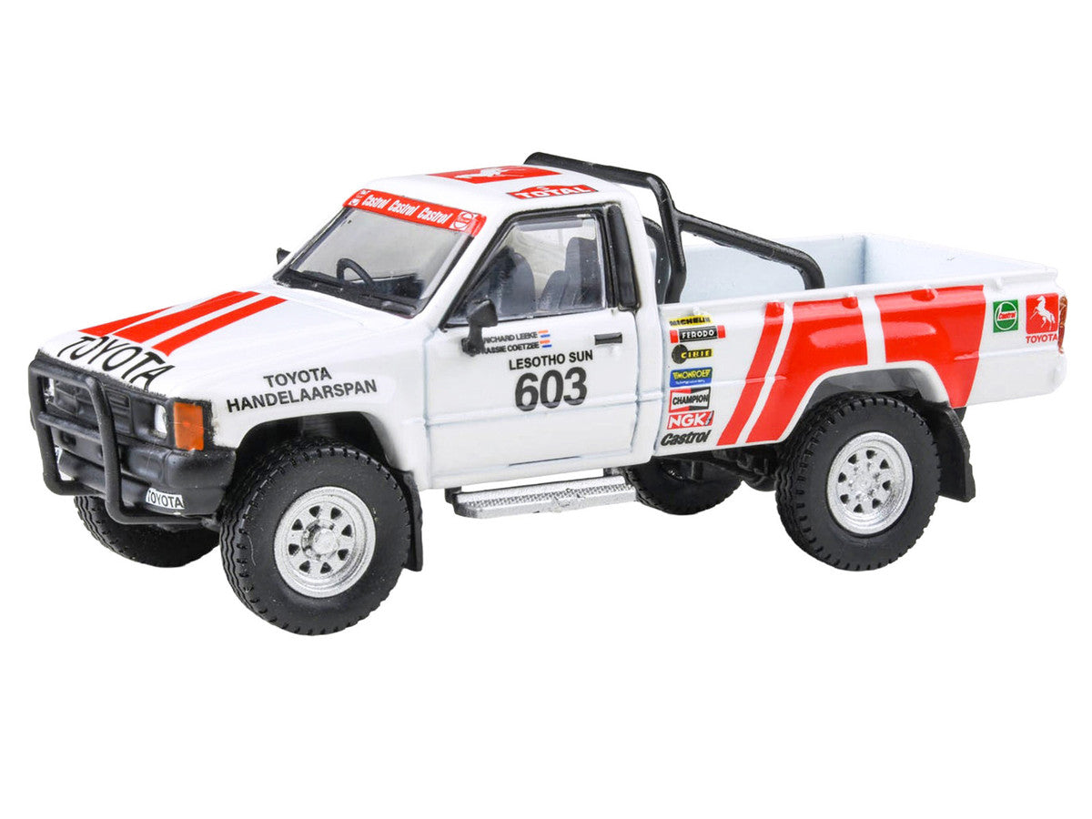 Toyota Hilux Pickup Truck #603 Kassie Coetzee - Richard Leeke Winner "Roof of Africa" (1993) 1/64 Diecast Model Car by Paragon Models LuxuryLifeWay Online Store