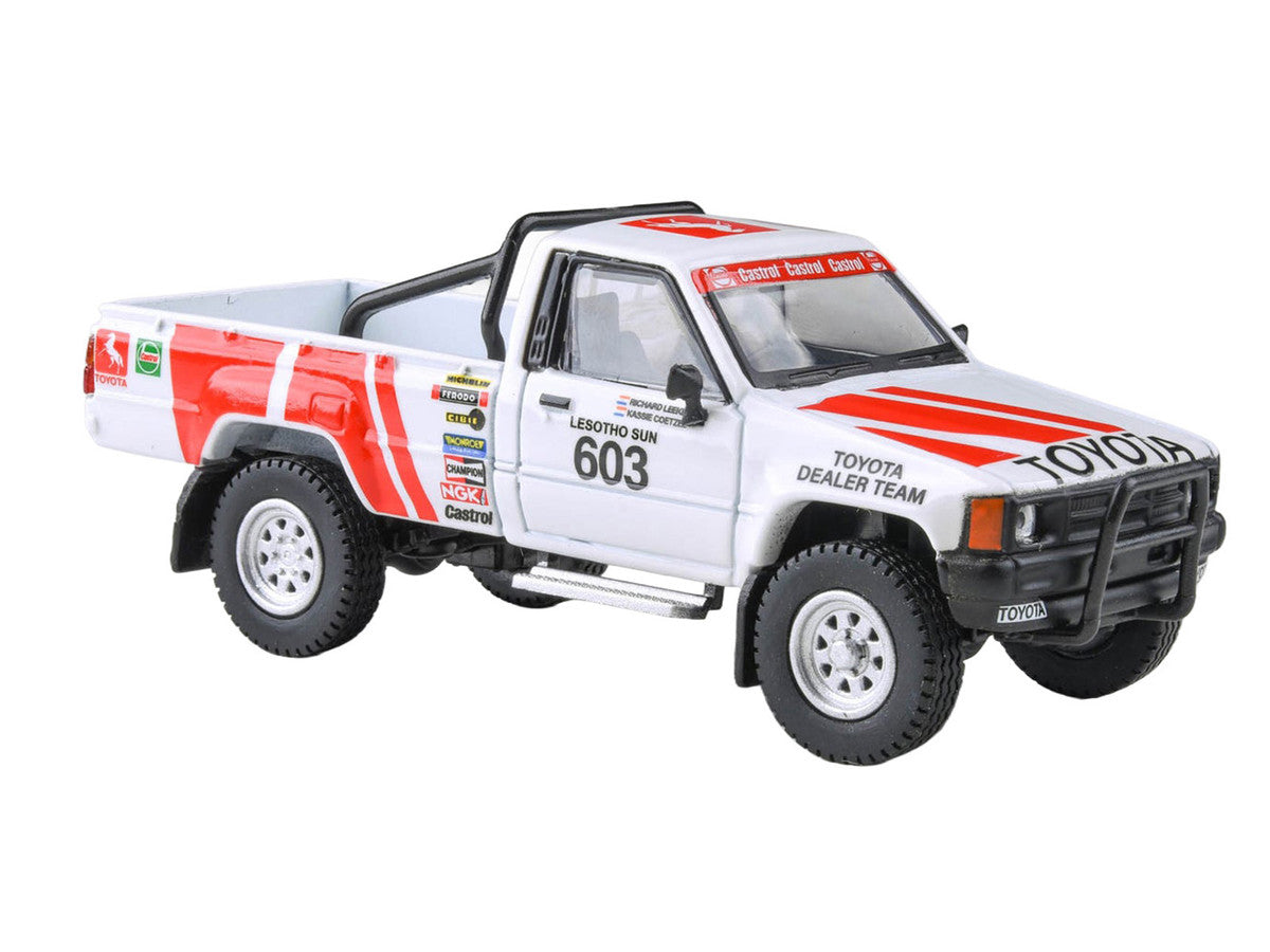 Toyota Hilux Pickup Truck #603 Kassie Coetzee - Richard Leeke Winner "Roof of Africa" (1993) 1/64 Diecast Model Car by Paragon Models LuxuryLifeWay Online Store