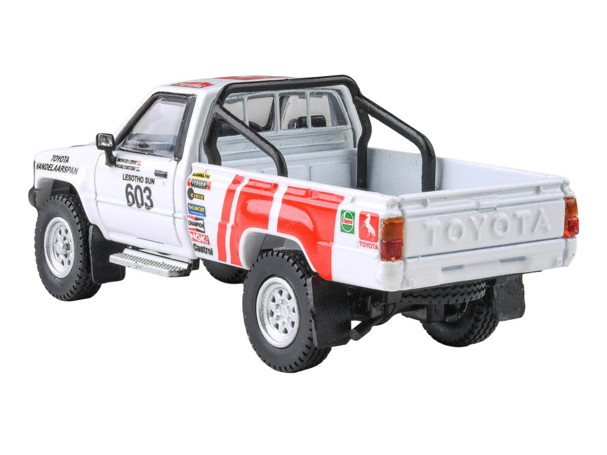 Toyota Hilux Pickup Truck #603 Kassie Coetzee - Richard Leeke Winner "Roof of Africa" (1993) 1/64 Diecast Model Car by Paragon Models LuxuryLifeWay Online Store