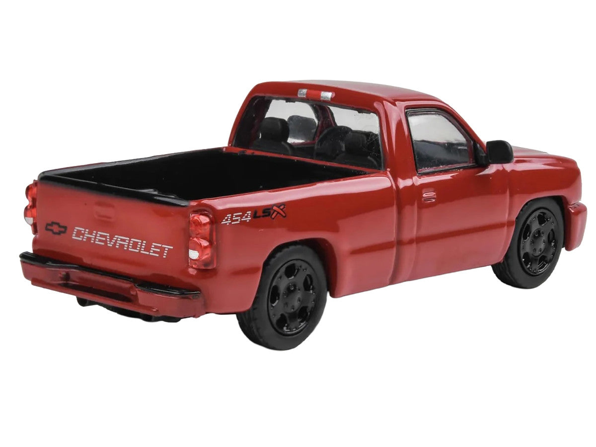 2006 Chevrolet Silverado 454 LSX Pickup Truck Victory Red 1/64 Diecast Model Car by Paragon Models LuxuryLifeWay Online Store