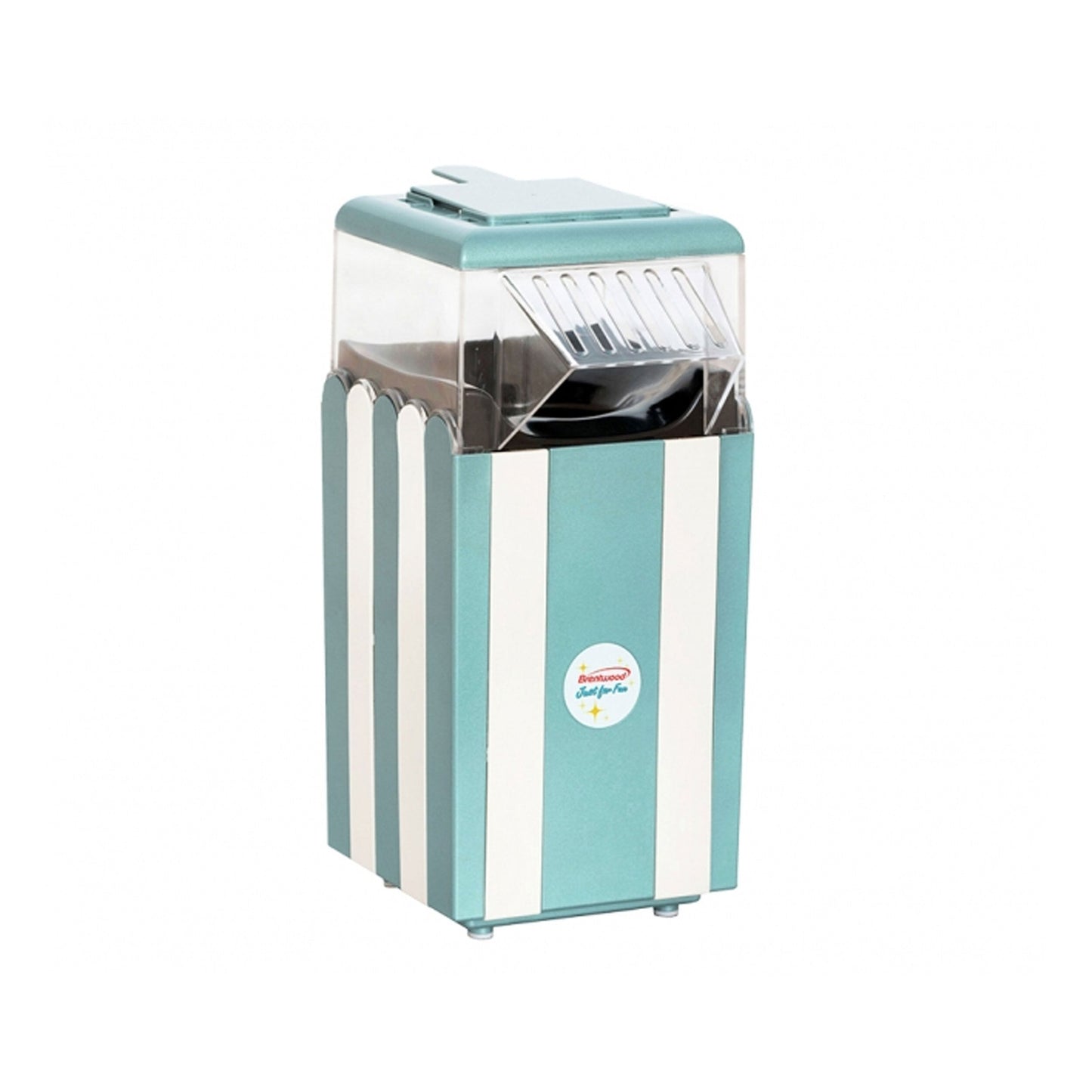 Brentwood Classic Striped 8 Cup Hot Air Popcorn Maker in Blue LuxuryLifeWay Online Store