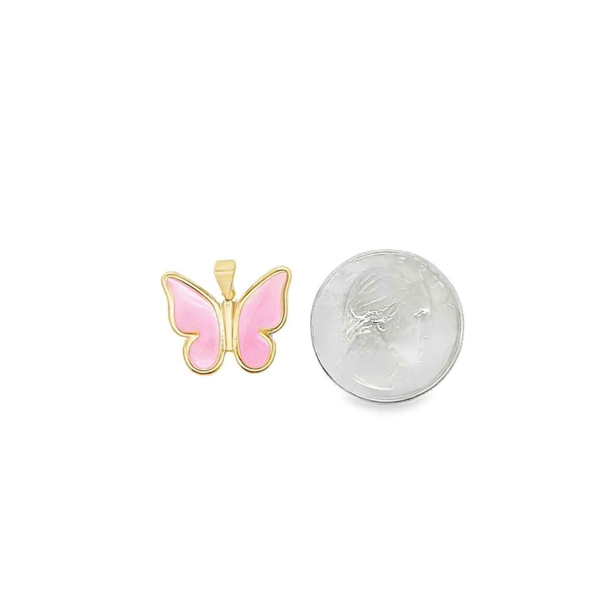 Gold Butterfly Pendant With Enamel Color For 18K Gold Filled LuxuryLifeWay Online Store