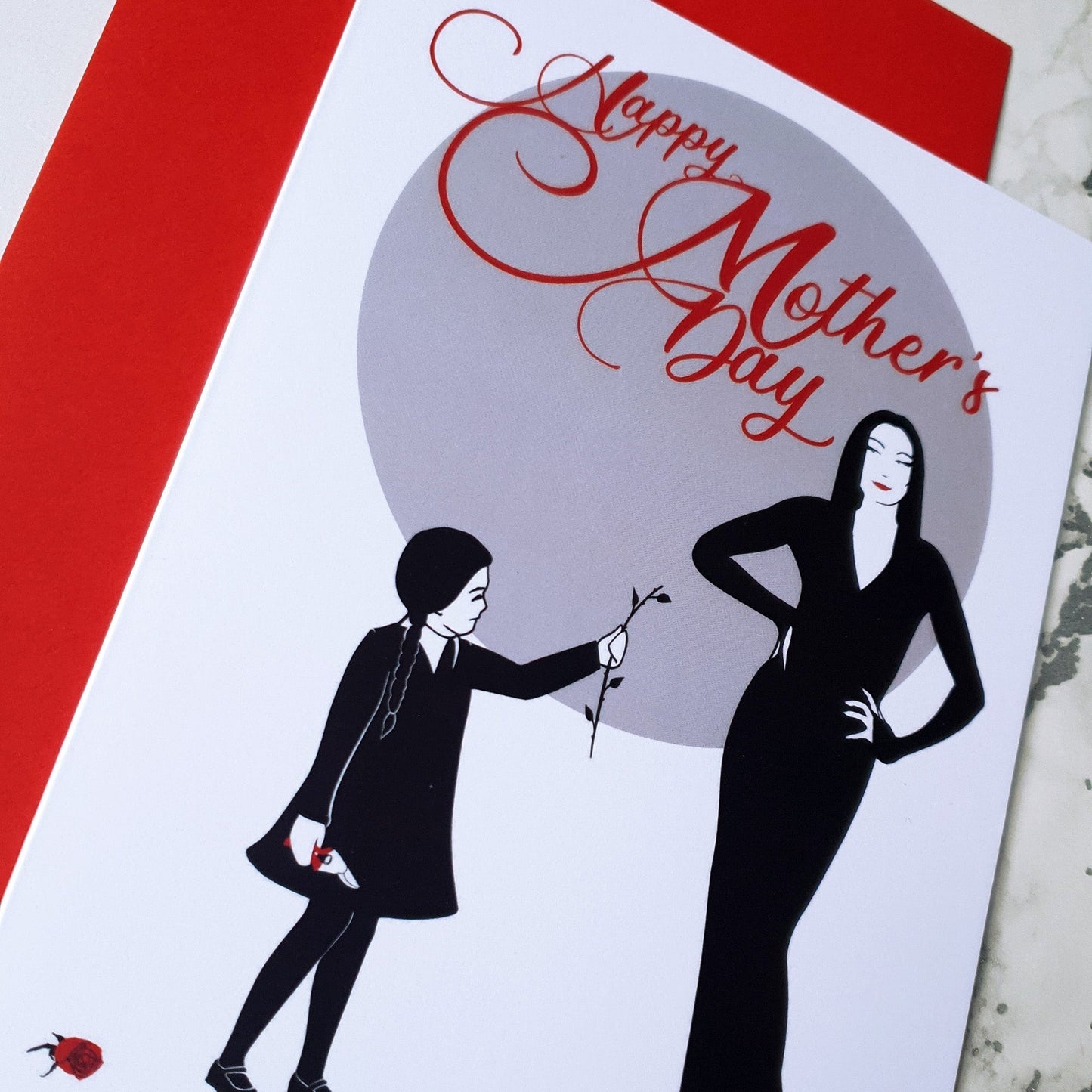 Morticia Mother's Day Card LuxuryLifeWay Online Store