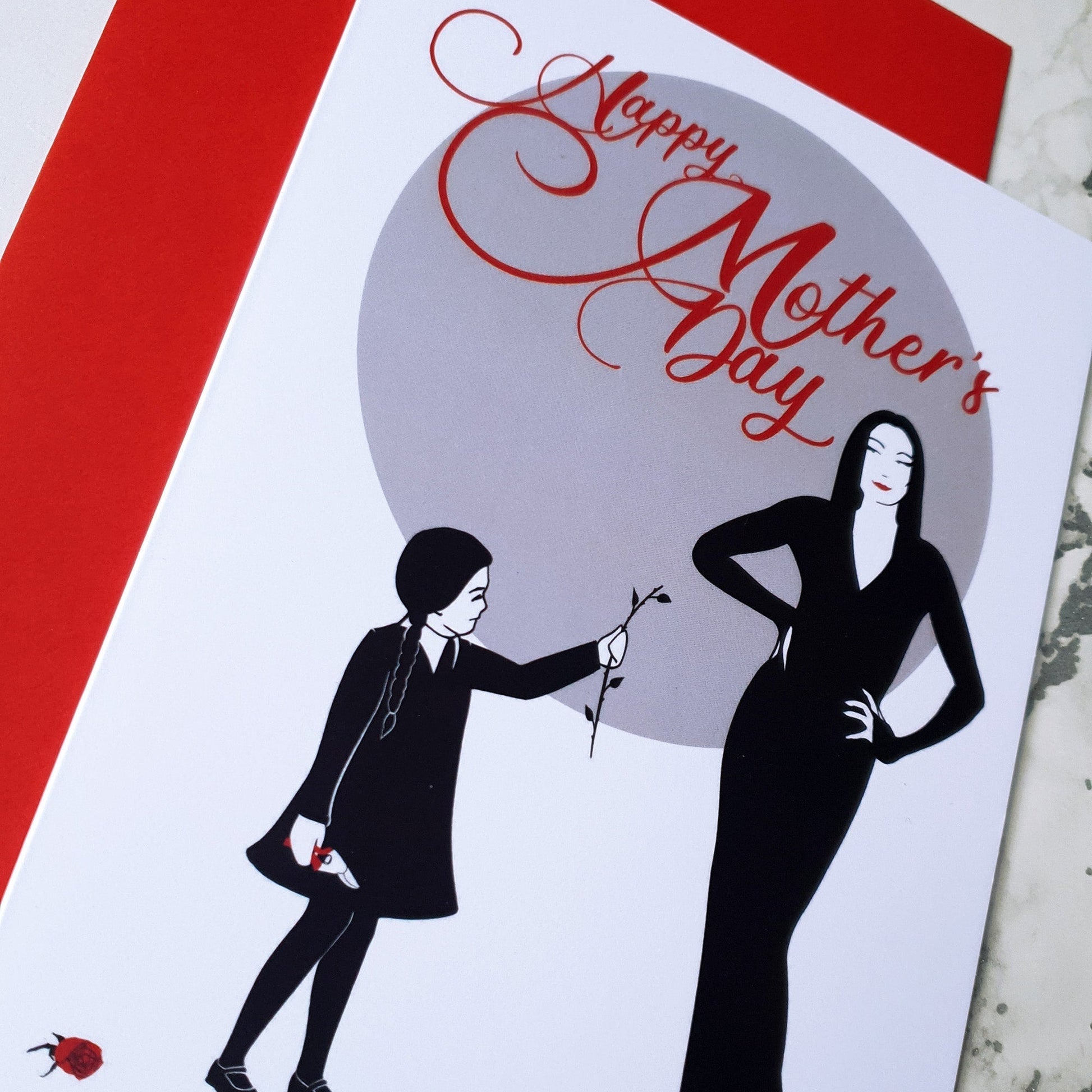 Morticia Mother's Day Card LuxuryLifeWay Online Store