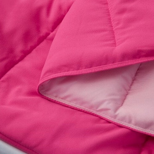 Full/Queen Traditional Microfiber Reversible 3 Piece Comforter Set in Pink LuxuryLifeWay Online Store