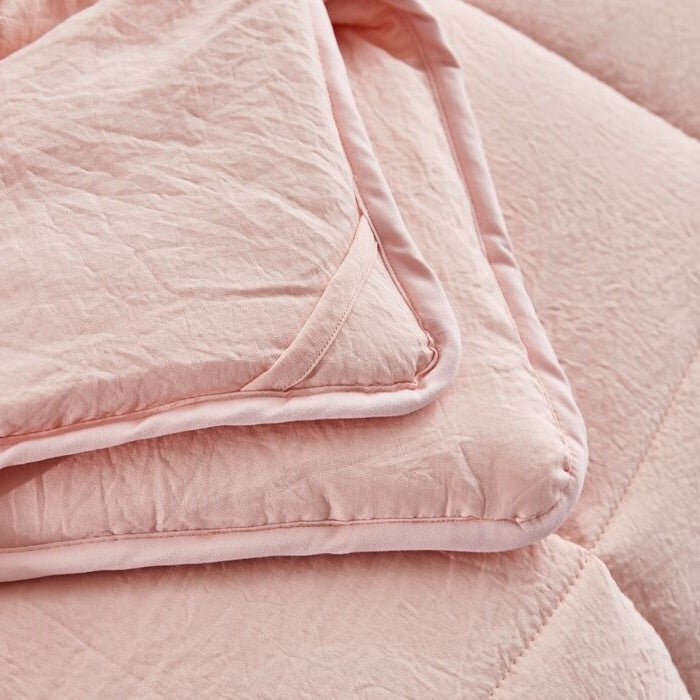 Twin Size Pink 3 Piece Microfiber Reversible Comforter Set LuxuryLifeWay Online Store