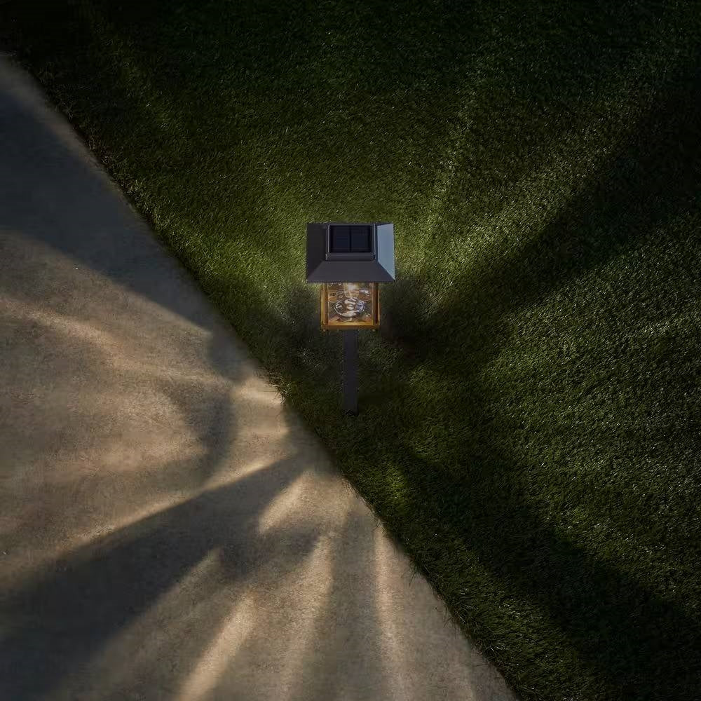 4 Pack - Bronze Gold Solar LED Light Set - Outdoor Path Yard Lighting LuxuryLifeWay Online Store