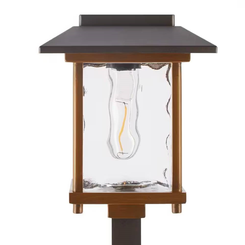 4 Pack - Bronze Gold Solar LED Light Set - Outdoor Path Yard Lighting LuxuryLifeWay Online Store