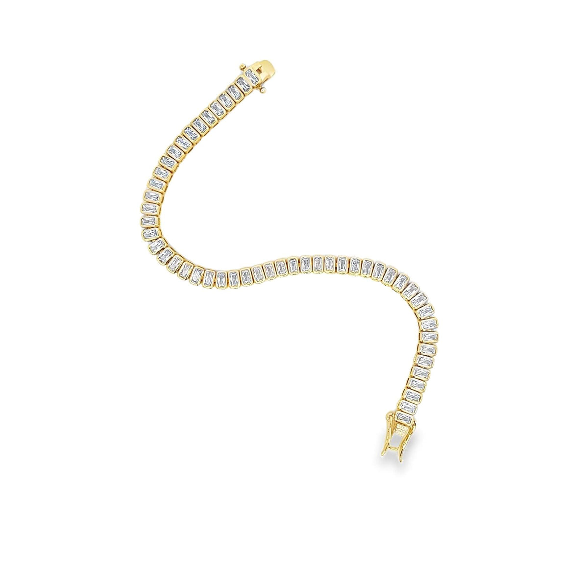 5mm Baguette Bracelet (I53A) LuxuryLifeWay Online Store