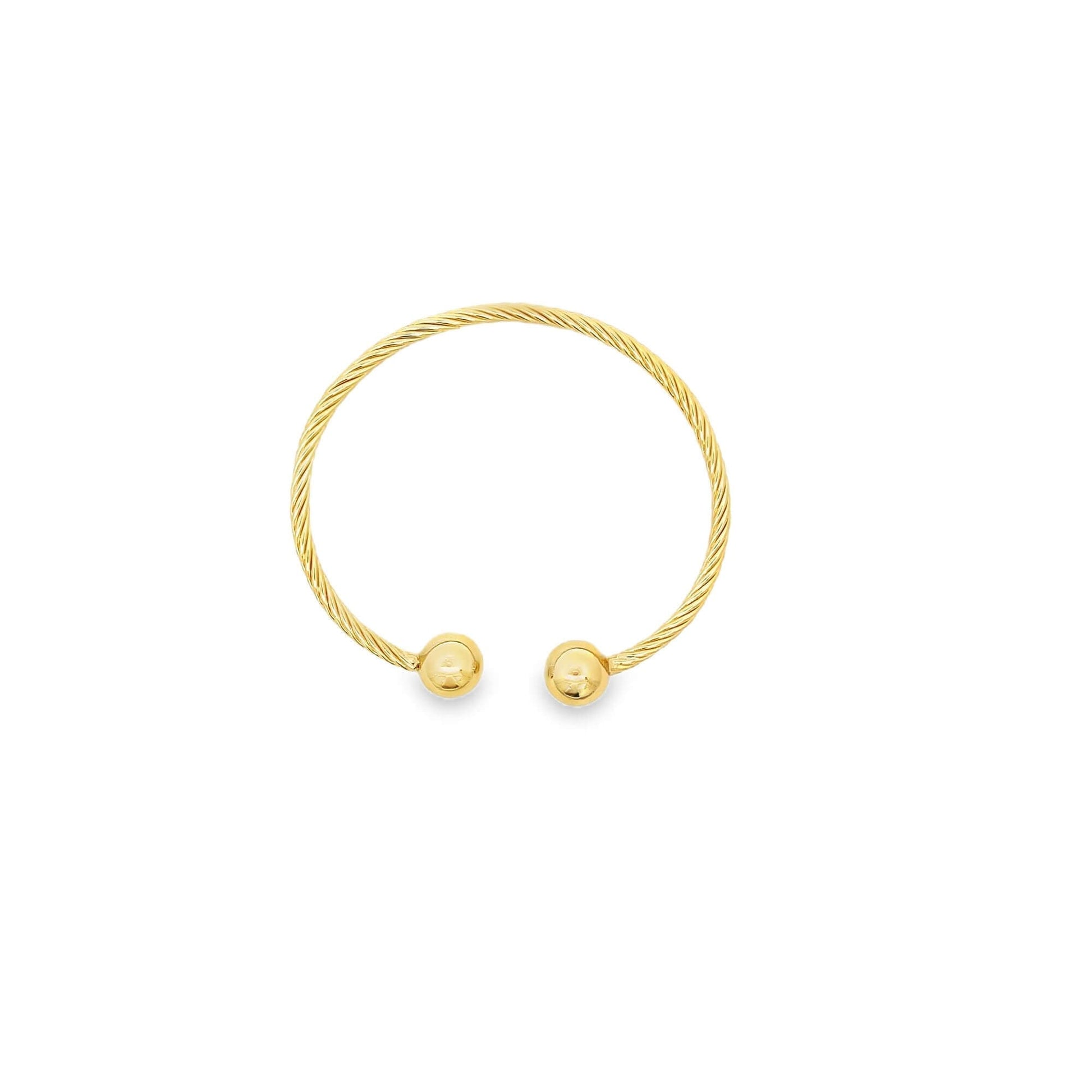 Thin Twisted Bead Bangle (B142) LuxuryLifeWay Online Store