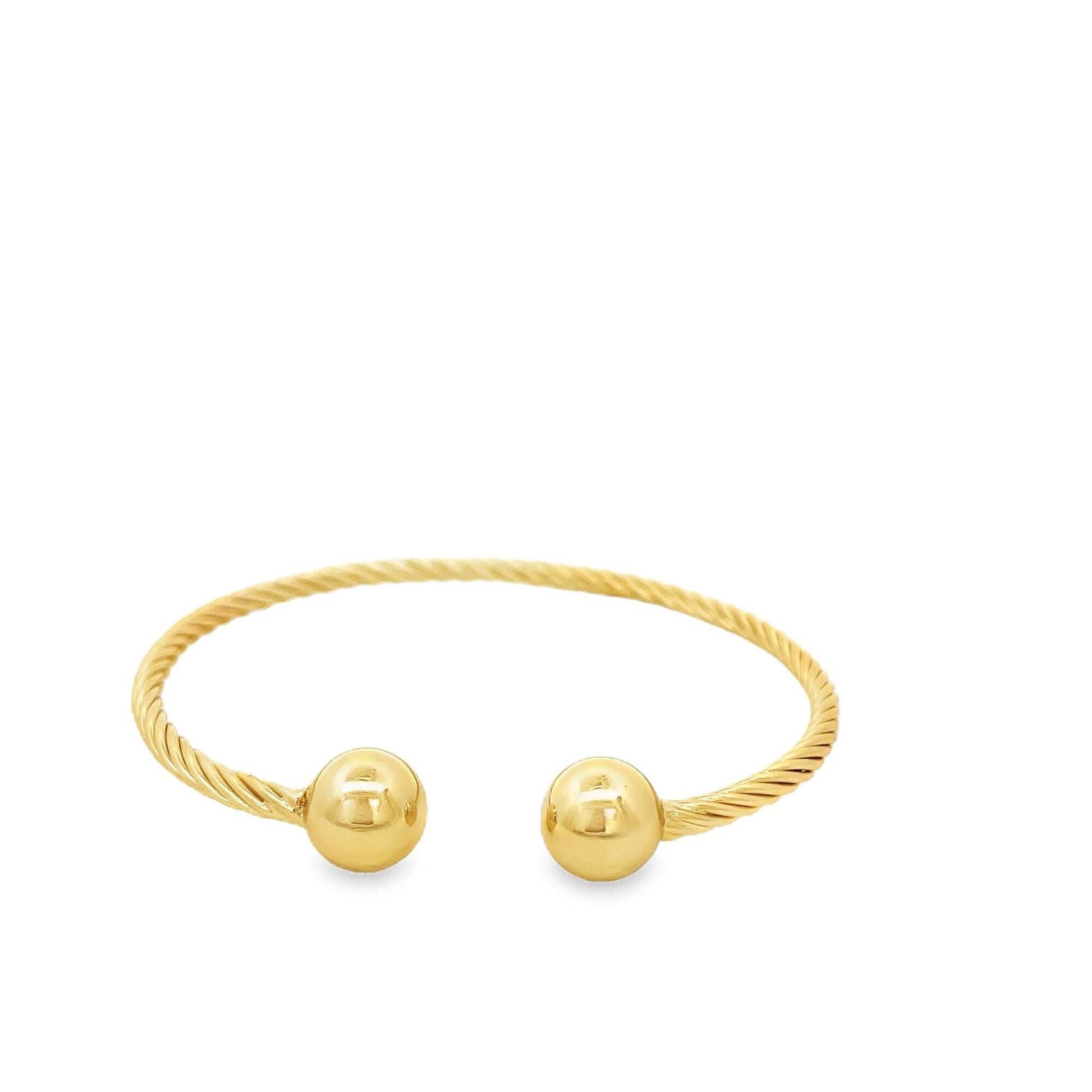 Thin Twisted Bead Bangle (B142) LuxuryLifeWay Online Store