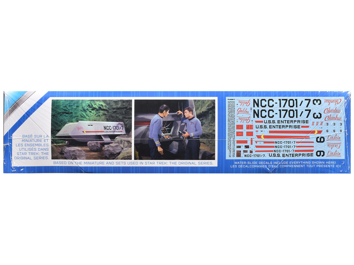 Skill 2 Model Kit Galileo Shuttlecraft "Star Trek: The Original Series" (1966-1968) TV Series 1/32 Scale Model by Polar Lights LuxuryLifeWay Online Store