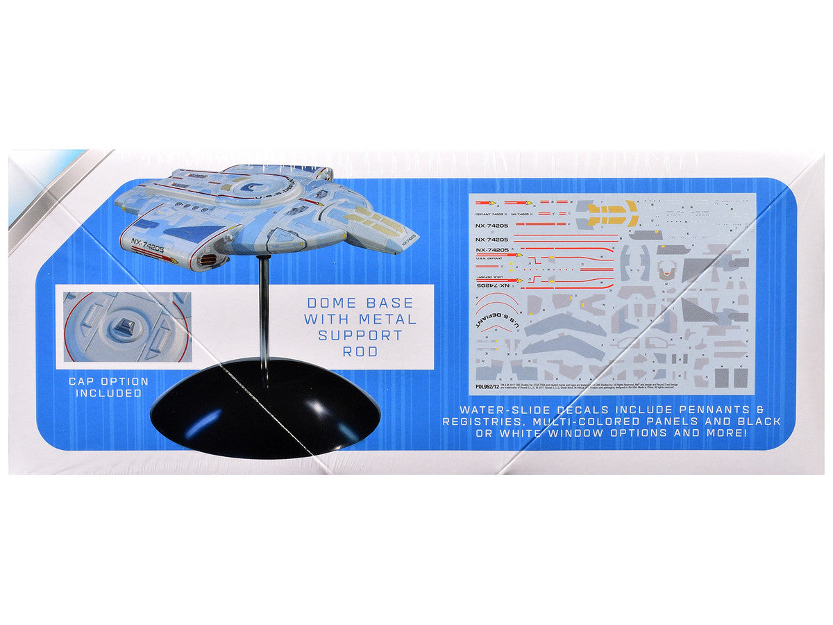 Skill 2 Snap Model Kit USS Defiant NX-74205 Starship "Star Trek: Deep Space Nine" (1993-1999) TV Series 1/1000 Scale Model by Polar Lights LuxuryLifeWay Online Store