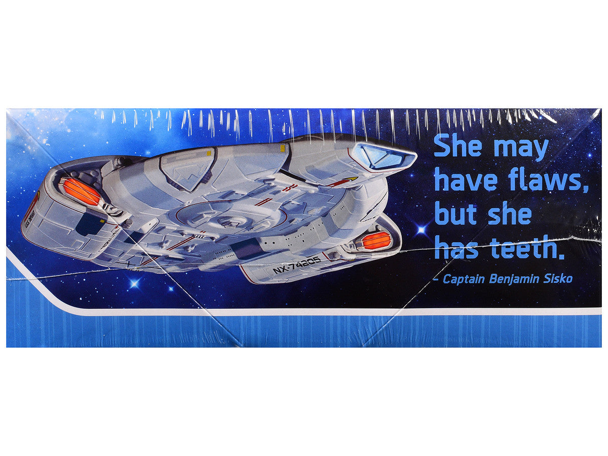 Skill 2 Snap Model Kit USS Defiant NX-74205 Starship "Star Trek: Deep Space Nine" (1993-1999) TV Series 1/1000 Scale Model by Polar Lights LuxuryLifeWay Online Store