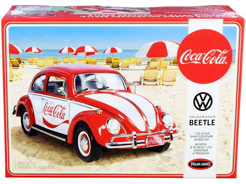 Skill 3 Snap Model Kit Volkswagen Beetle "Coca-Cola" 1/25 Scale Model by Polar Lights LuxuryLifeWay Online Store