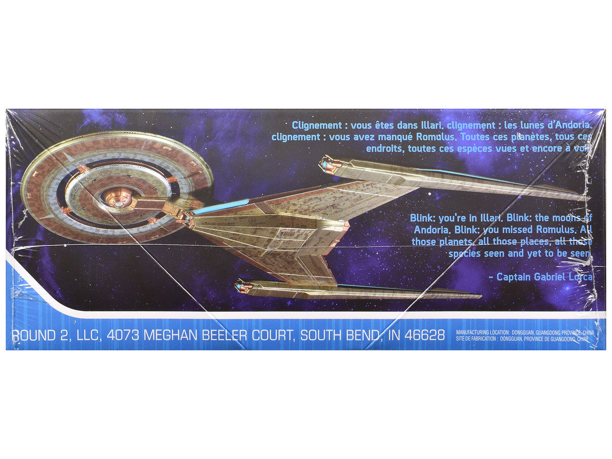 Skill 2 Snap Model Kit U.S.S. Discovery NCC-1031 Spacecraft "Star Trek: Discovery" (2017-2024) TV Series 1/2500 Scale Model by Polar Lights LuxuryLifeWay Online Store