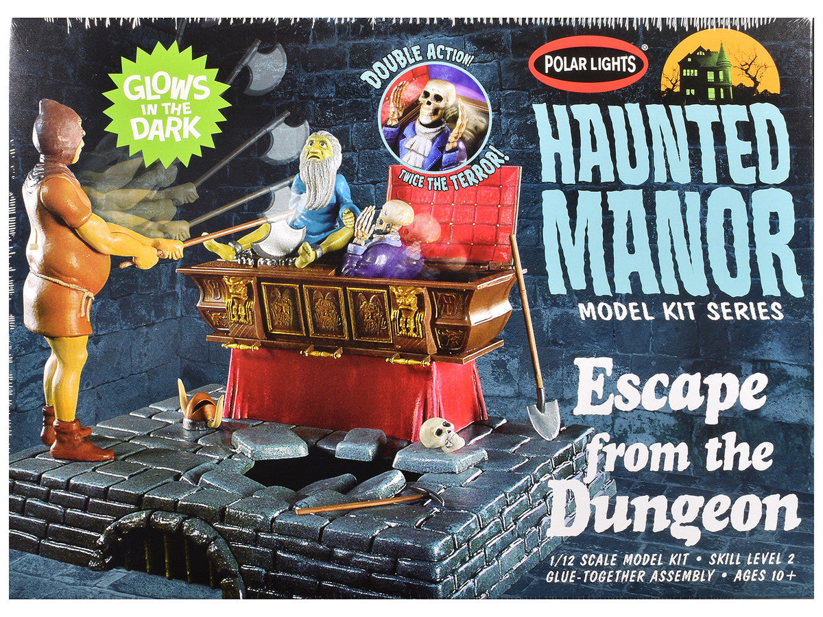 Skill 2 Model Kit Haunted Manor "Escape from the Dungeon" Diorama Set 1/12 Scale Model by Polar Lights LuxuryLifeWay Online Store
