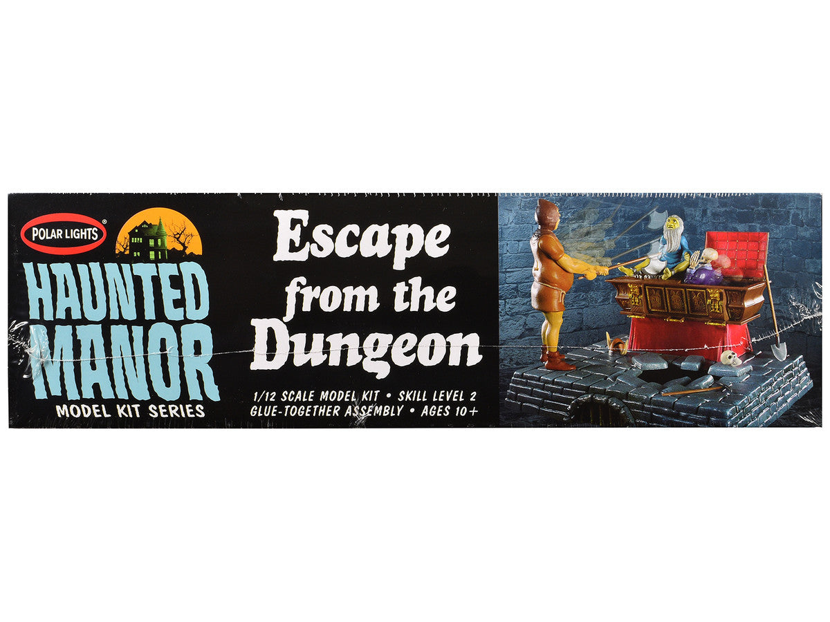 Skill 2 Model Kit Haunted Manor "Escape from the Dungeon" Diorama Set 1/12 Scale Model by Polar Lights LuxuryLifeWay Online Store