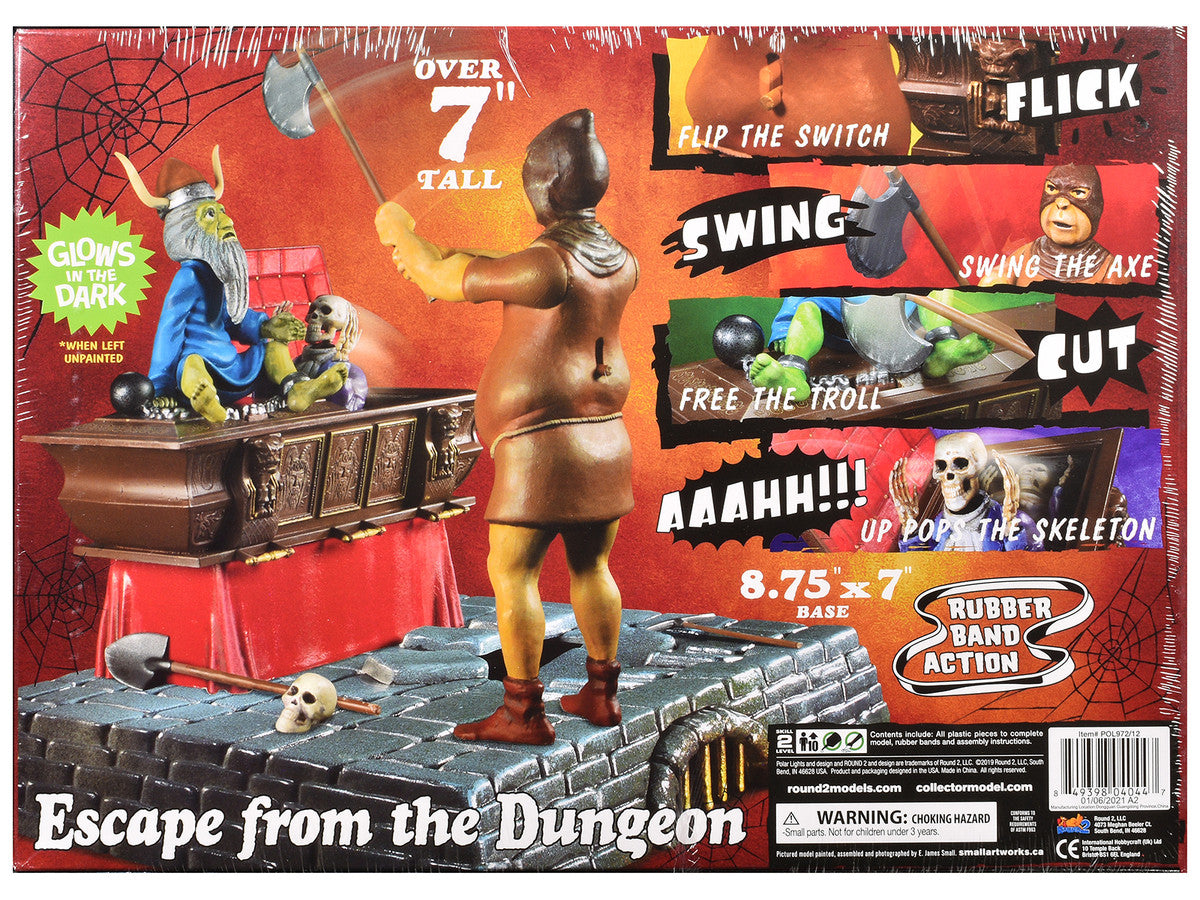 Skill 2 Model Kit Haunted Manor "Escape from the Dungeon" Diorama Set 1/12 Scale Model by Polar Lights LuxuryLifeWay Online Store