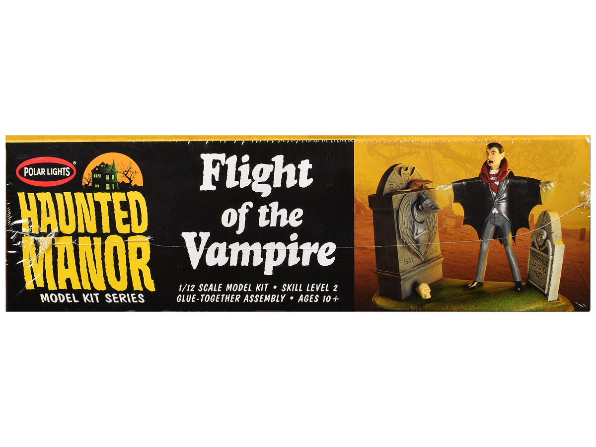 Skill 2 Model Kit Haunted Manor "Flight of the Vampire" Diorama Set 1/12 Scale Model by Polar Lights LuxuryLifeWay Online Store