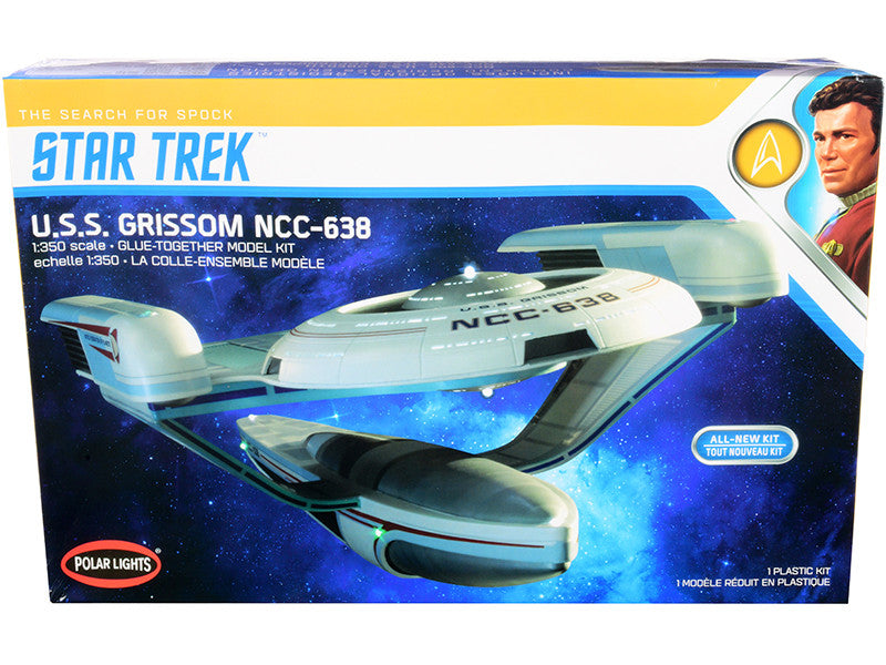 Skill 2 Model Kit U.S.S. Grissom NCC-638 Starship "Star Trek III: The Search for Spock" (1984) Movie 1/350 Scale Model by Polar Lights LuxuryLifeWay Online Store
