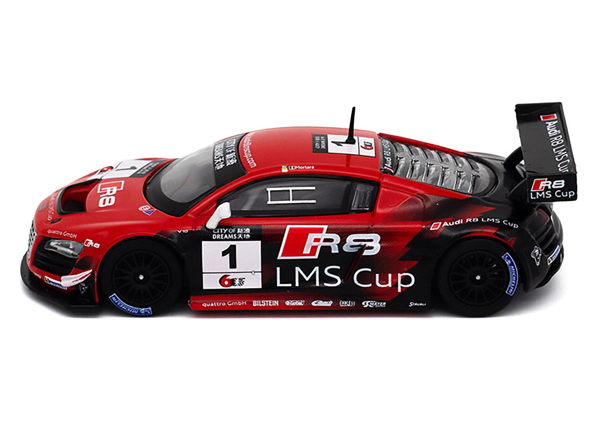 Audi R8 LMS #1 Edoardo Mortara Winner "Macau GT Cup" (2013) 1/64 Diecast Model Car by Pop Race LuxuryLifeWay Online Store