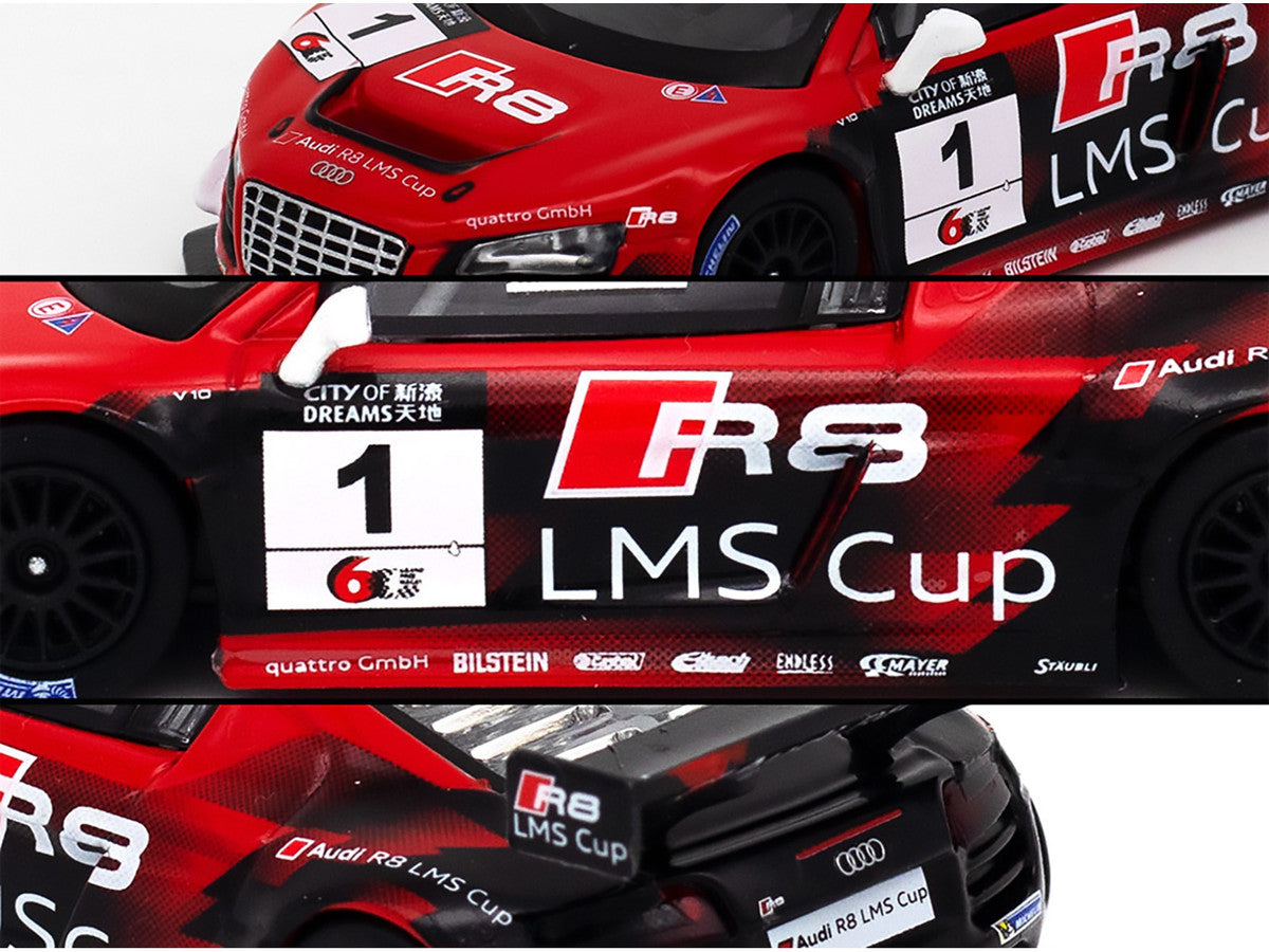 Audi R8 LMS #1 Edoardo Mortara Winner "Macau GT Cup" (2013) 1/64 Diecast Model Car by Pop Race LuxuryLifeWay Online Store