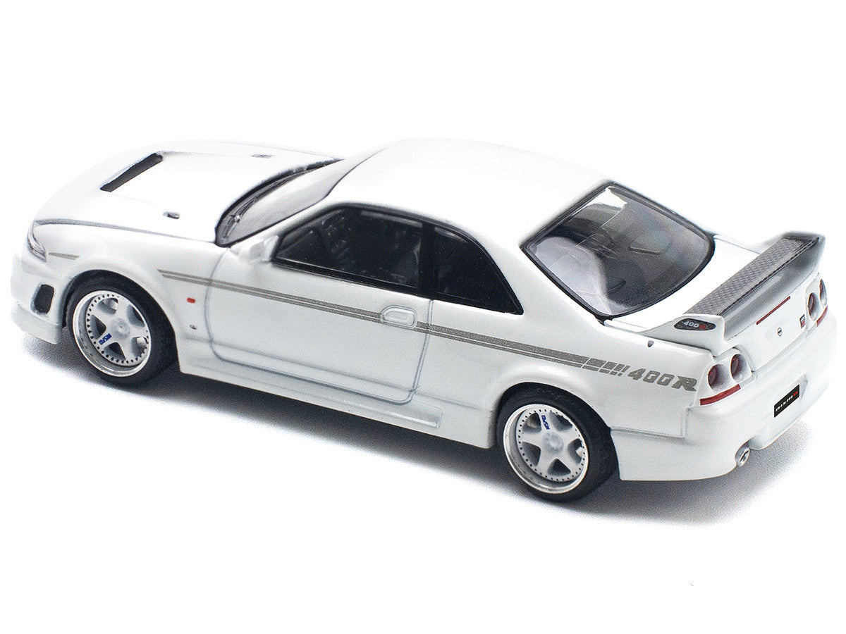 GTR Nismo 400R RHD (Right Hand Drive) White 1/64 Diecast Model Car by Pop Race LuxuryLifeWay Online Store
