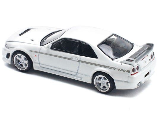 GTR Nismo 400R RHD (Right Hand Drive) White 1/64 Diecast Model Car by Pop Race LuxuryLifeWay Online Store