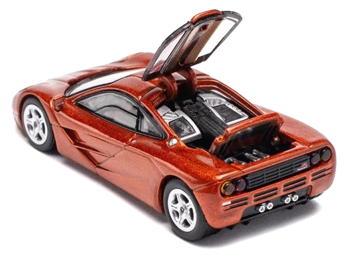 McLaren F1 Orange Metallic 1/64 Diecast Model Car by Pop Race LuxuryLifeWay Online Store