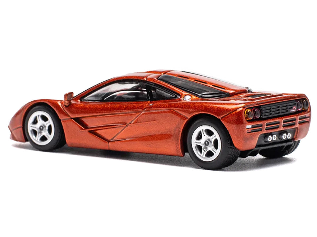 McLaren F1 Orange Metallic 1/64 Diecast Model Car by Pop Race LuxuryLifeWay Online Store
