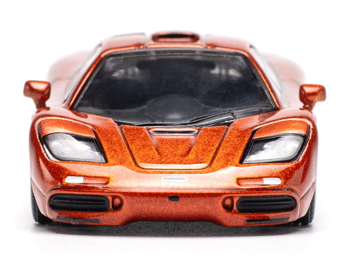 McLaren F1 Orange Metallic 1/64 Diecast Model Car by Pop Race LuxuryLifeWay Online Store