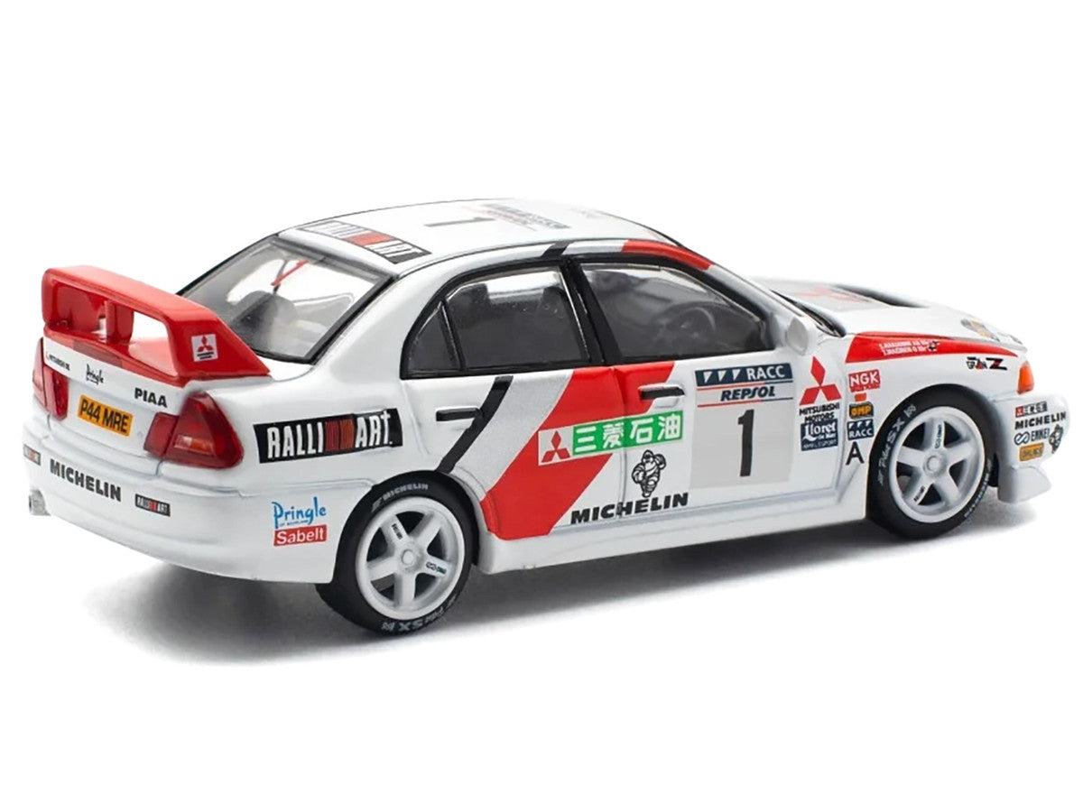 Mitsubishi Lancer Evolution IV RHD (Right Hand Drive) #1 Tommi Makinen - Seppo Harjanne Winner "Rally de Catalunya" (1997) 1/64 Diecast Model Car by Pop Race LuxuryLifeWay Online Store
