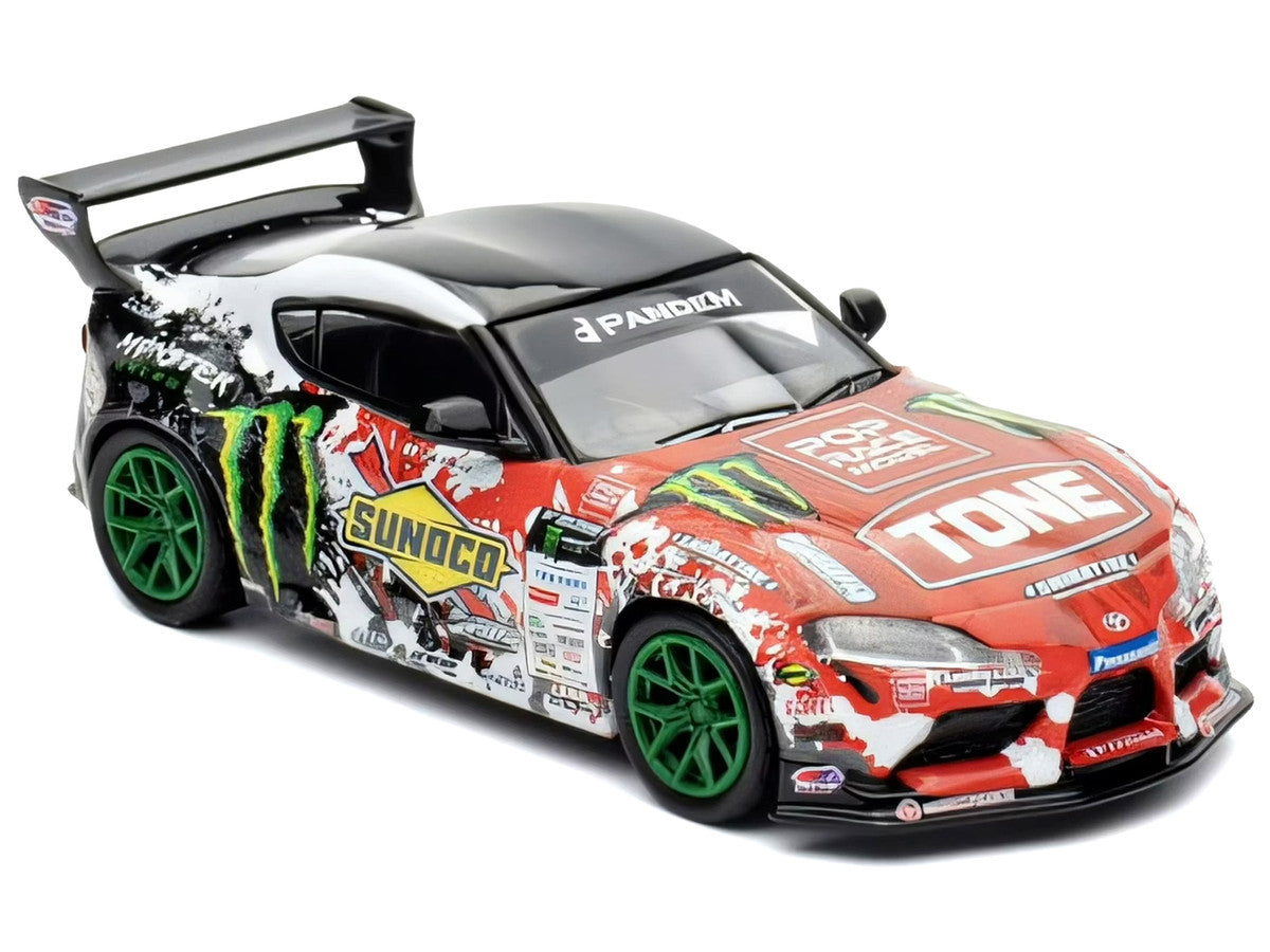 Toyota Pandem GR Supra RHD (Right Hand Drive) Daigo Saito "D1 Grand Prix" (2024) 1/64 Diecast Model Car by Pop Race LuxuryLifeWay Online Store