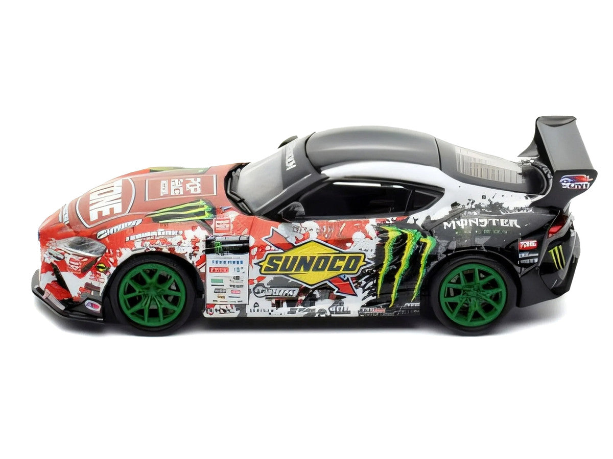 Toyota Pandem GR Supra RHD (Right Hand Drive) Daigo Saito "D1 Grand Prix" (2024) 1/64 Diecast Model Car by Pop Race LuxuryLifeWay Online Store