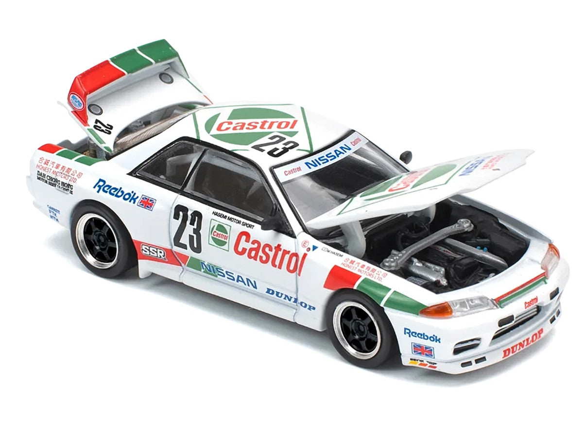 Nissan Skyline GT-R (BNR32) RHD (Right Hand Drive) #23 Winner "Macau Guia Race" (1990) 1/64 Diecast Model Car by Pop Race LuxuryLifeWay Online Store