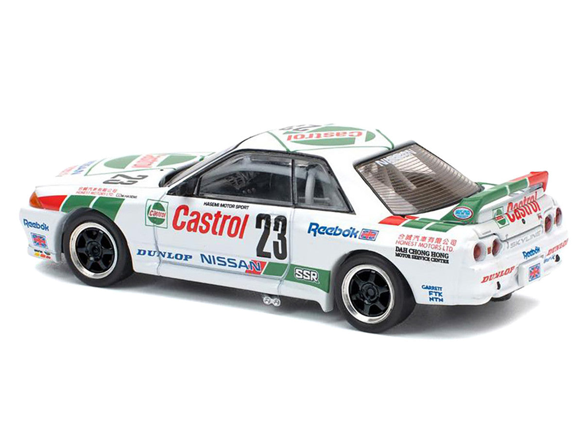 Nissan Skyline GT-R (BNR32) RHD (Right Hand Drive) #23 Winner "Macau Guia Race" (1990) 1/64 Diecast Model Car by Pop Race LuxuryLifeWay Online Store
